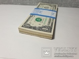 Купюры Боны 1$ 100 штук (100$) доллары США 2017 год код 2, фото №8