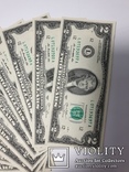 2$ доллары США 2013 год 10 штук, фото №5