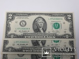 2$ доллары США 2013 год 5 штук, фото №4
