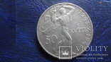 50  крон  1948  Чехословакия   серебро    (Е.5.2)~, фото №2