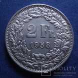2 франка 1958  Швейцария  серебро    (В.1.2)~, фото №2