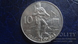 10  крон  1954  Чехословакия  серебро  (В.4.4)~, фото №3