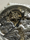 Часы в оригинальном дизайне, серебро, фото №9