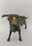 Вінтажна бронзова фігура "Бик" арт. 0262, фото №8