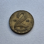 2 forint (форинта) Hungary 1988, фото №2