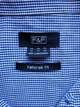 Рубашка мелкая клетка F&amp;F коттон р-р 17(43), фото №8