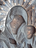 Икона Ржевская Пр. Богородица  в серебряном окладе. 1846 г., фото №4