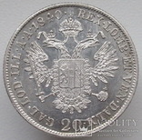 20 крейцеров 1840 г. Австрия, аUNC, серебро, фото №10