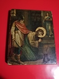 Усекновение главы иоанна предтечи икона маслом 19 век, фото №2
