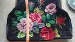 Женская вышитая (гобиленовая   вышивка) винтажная сумка   50-60гг, фото №12