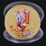 Сувенирная монета, Китайский Зодиак- 2020 год крысы. Лот №3., фото №2