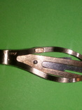 Зажим для галстука"Ракета", серебро с позолотой 875 проба, фото №3