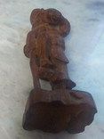 Восточный Мудрец Старик Китаец Японец коллекционная статуэтка дерево, фото №10