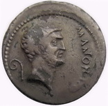 Денарий Юлий Цезарь-Марк Антоний 43 до г. н.э., фото №2