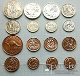 Разменные монеты Австралии разных годов., фото №11