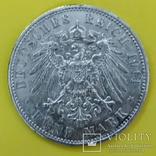 Німецька імперія 5 марок, 1914р. Срібло., фото №3