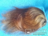 Шиньон из натуральных волос ручной работы  35 см., фото №2