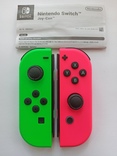 Беспроводные контроллеры Nintendo Switch Joy-Con Pair Neon Green-Pink., фото №2
