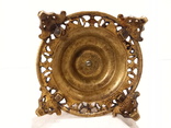 Бронзовый старинный, коллекционный подсвечник - бронза, латунь., фото №8