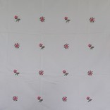 Tablecloth with embroidery * Roses * 225 * 130 cm. Cotton + linen., photo number 6