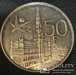 50 франков 1958 Бельгия серебро, фото №2