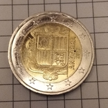 2 евро Андорра 2017, фото №2