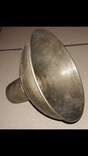 Абажур лампи до 2СВ (латунь, нікель), фото №3