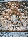 Старинная винтажная печная дверь со львом (лев), фото №8