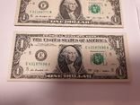 Купюры Боны 1$ 60 штук (60$) доллары США 2009 2013 год, фото №3