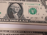 Купюры Боны 1$ 60 штук (60$) доллары США 2009 2013 год, фото №6