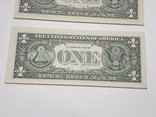 Купюры Боны 1$ 60 штук (60$) доллары США 2009 2013 год, фото №8