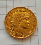 Франция, 20 франков 1912г., золото 6,45 грамм, photo number 9