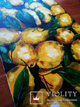 Картина маслом 25х35 Лимоны, фото №3
