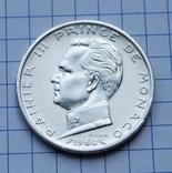 Монако. 5 франков 1960 года., фото №2