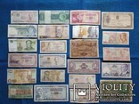 Коллекция  банкнот  разных стран. 23 штуки., фото №2