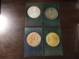 Комплект открыток 1971 Редкие Русские монеты. 16шт, фото №6
