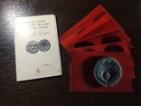 Комплект открыток 1972 Европейские редкие монеты. 16шт, фото №2