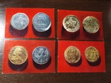 Комплект открыток 1972 Европейские редкие монеты. 16шт, фото №6