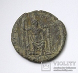 Імператор Феодосій І (379-395р.) мідний нуммус - CONCORDIA AVGGG, фото №4