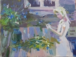 В.Кнышевский "Полевые цветы",х.м.39*40см,1989г, фото №2
