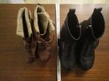Зимняя женская обувь 38р. (две пары в лоте), фото №2