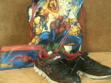 Spiderman комплект кроссовки разм.35 + вещи, фото №4