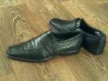 Bugatti - фирменные черные кожаные туфли разм.42, фото №13