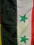Корабельный флаг Сирии 62*133 /морское знамя, фото №4