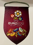 Значки ( под золото) и Вымпел  "Евро 2012" Украина-Польша, фото №3