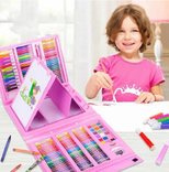 Набор для детского творчества в чемодане из 208 предметов Чемодан творчества Розовый, фото №2