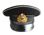 Суконная морская офицерская фуражка красный воин 1953 год ВМФ., фото №4
