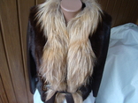 Шуба норковая,кожаная куртка,меховый норковый жилет " GIANNI PELLE", фото №3