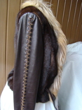 Шуба норковая,кожаная куртка,меховый норковый жилет " GIANNI PELLE", фото №5
