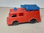 Машинка пожарная из СССР длина 9 см., фото №3